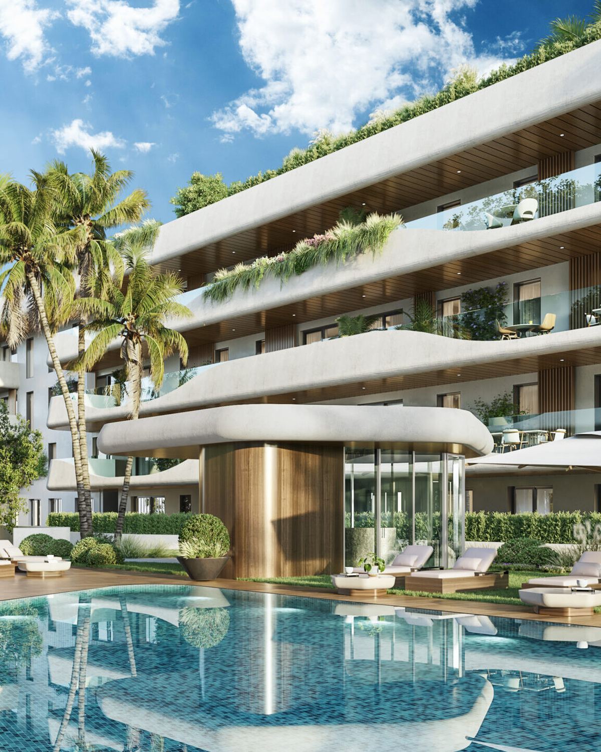 Architectural render of a Costa del Sol development